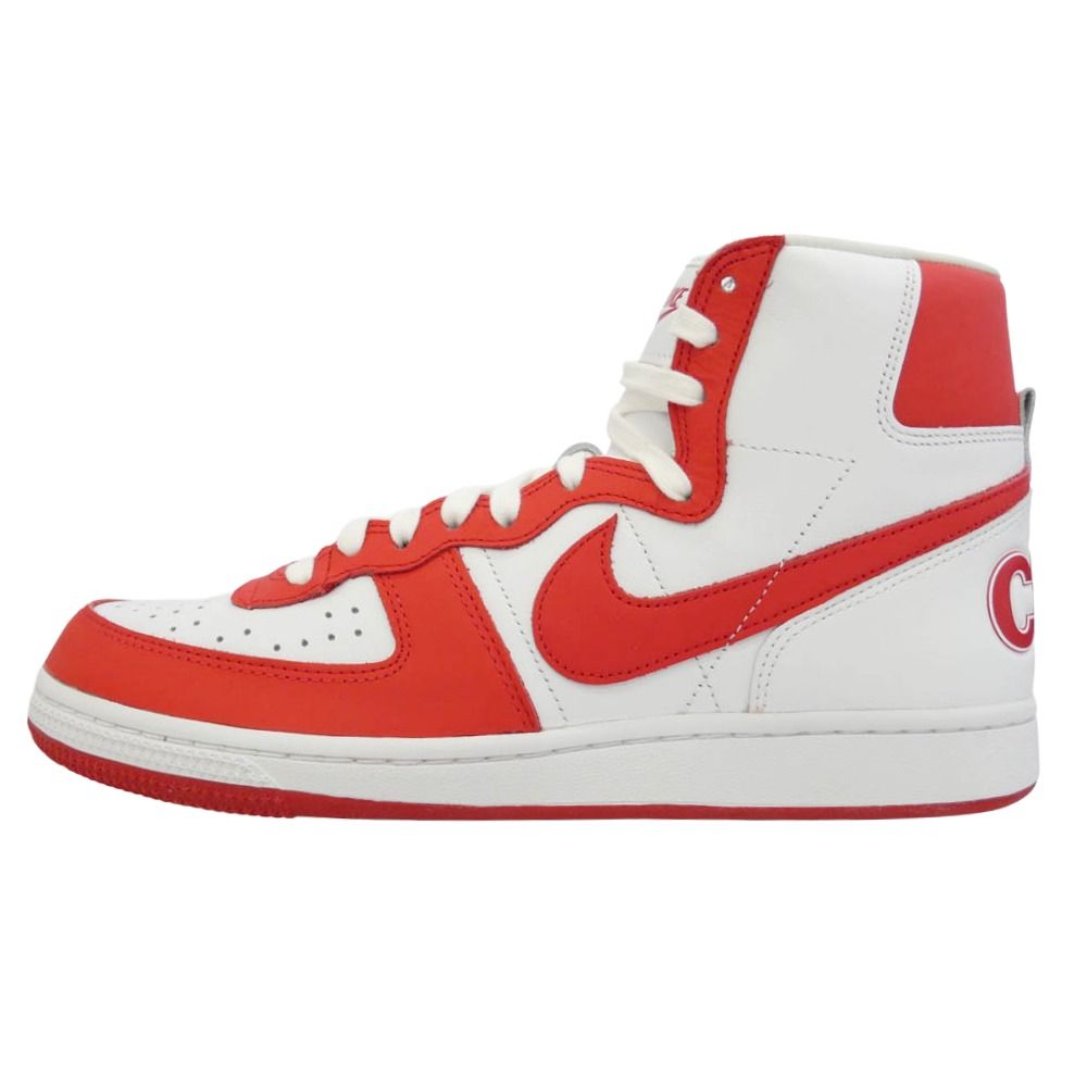 COMME des GARCONS HOMME PLUS コムデギャルソンオムプリュス FD4159-102 × Nike Terminator High Red ナイキ ターミネーター ハイ ホワイト系 レッド系 28cm【新古品】【未使用】【中古】