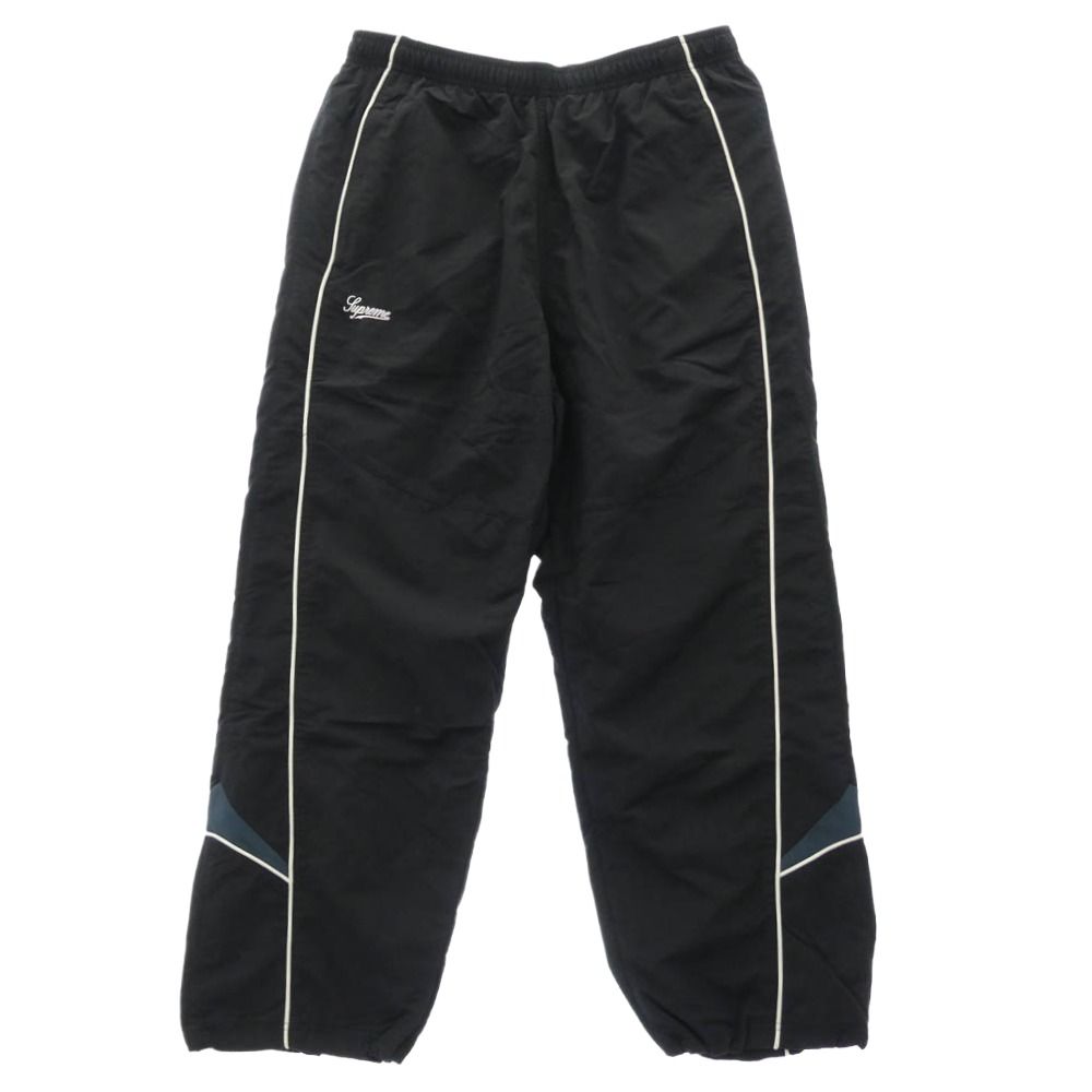 Supreme シュプリーム 25AW Contrast Piping Track Pant コントラスト パイピング ロゴ トラック パンツ ダークグレー系 L【美品】【中古】