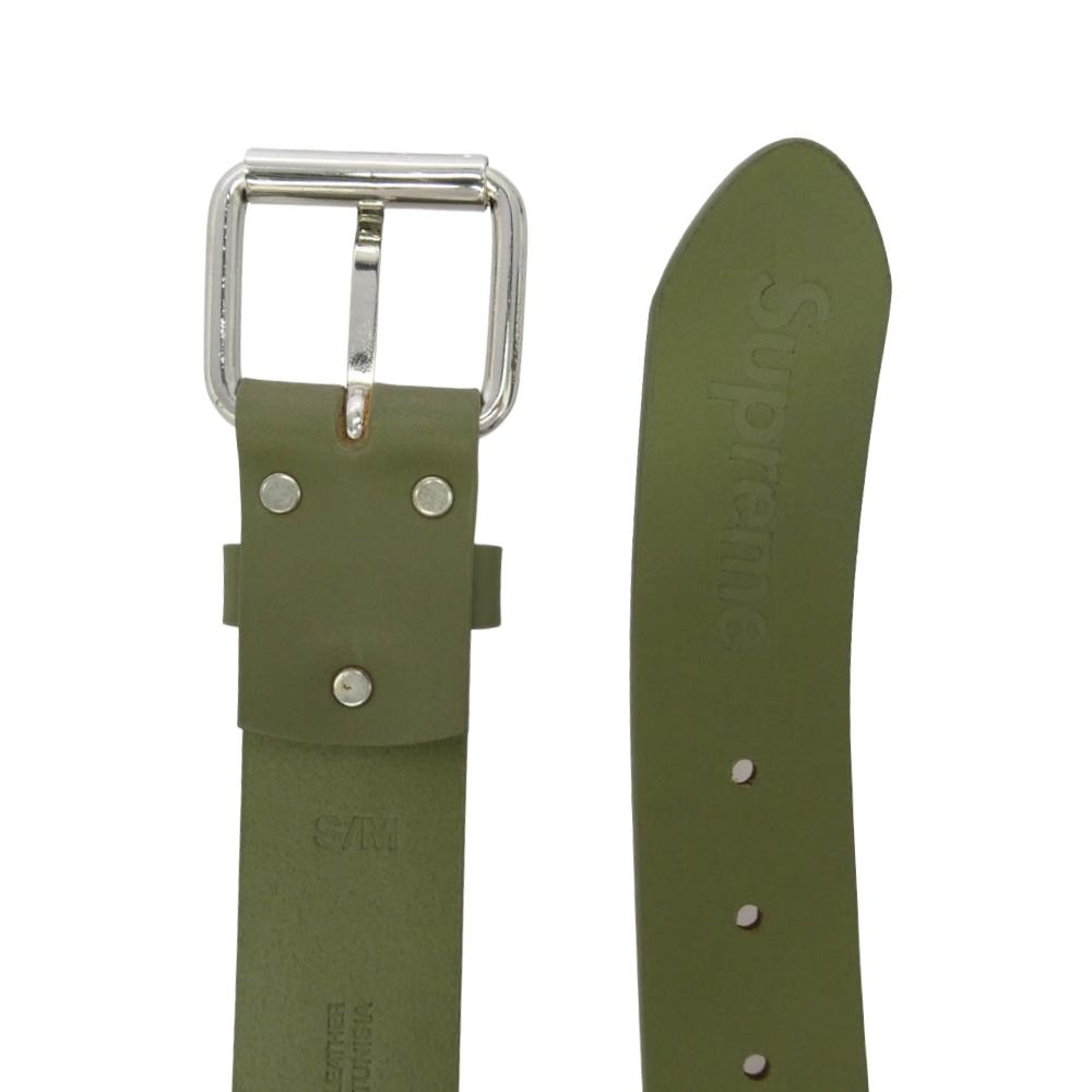 Supreme シュプリーム 22SS Repeat Leather Belt リピート ロゴ レザー