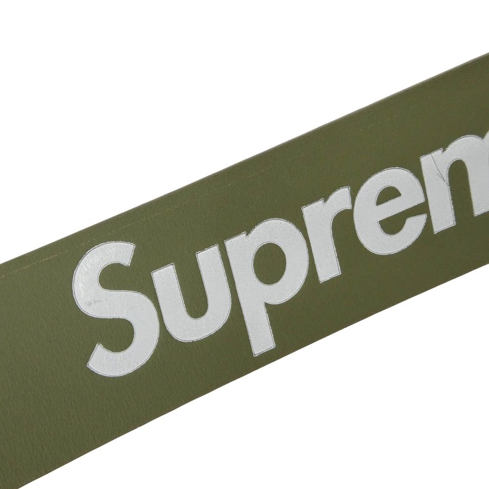 Supreme シュプリーム 22SS Repeat Leather Belt リピート ロゴ レザー