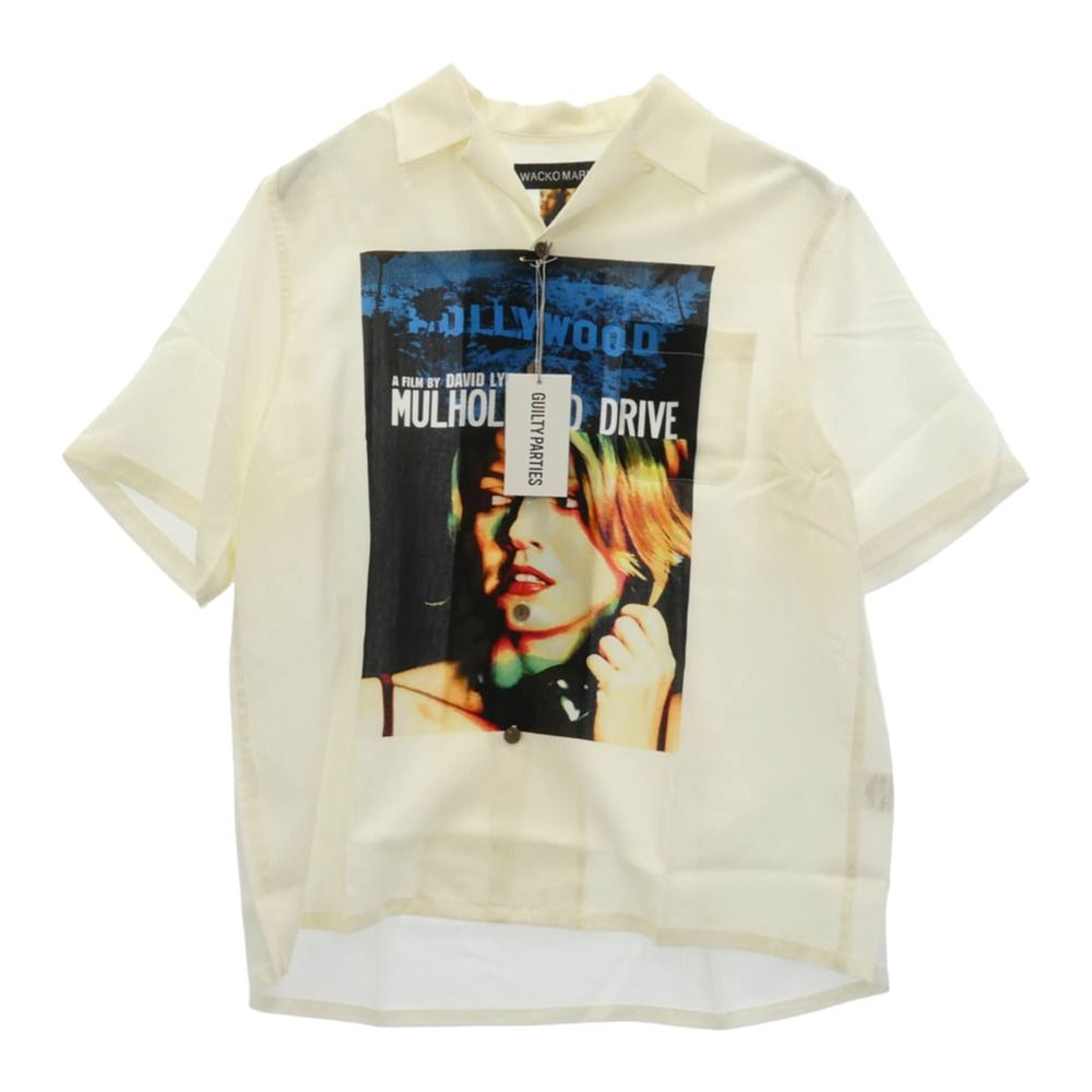 WACKO MARIA 26SS MD-WM-HI03 MULHOLLAND DRIVE S/S HAWAIIAN SHIRT TYPE-3 マルホランド・ドライブ ハワイアン アロハ 開襟【新古品】【未使用】【中古】