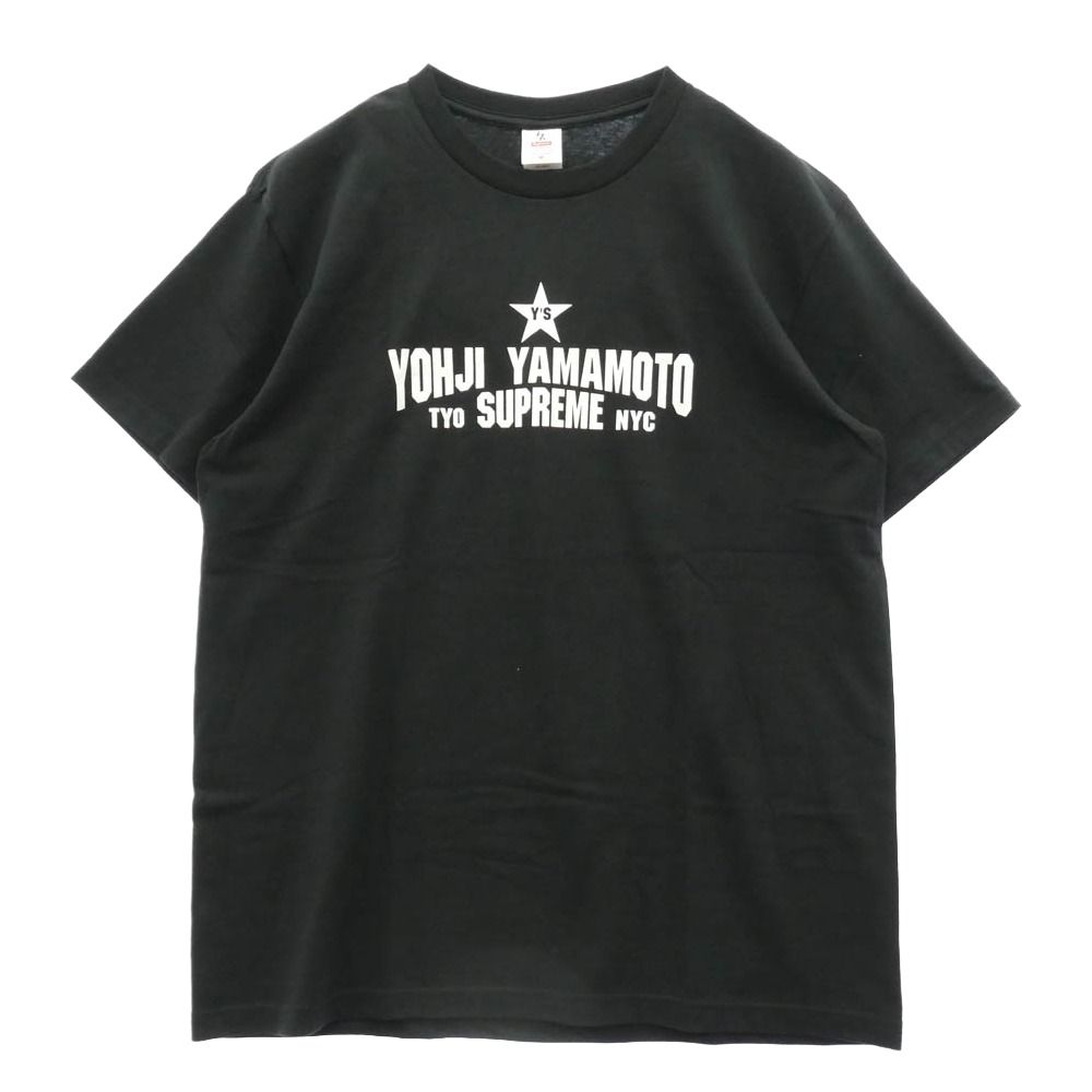Supreme シュプリーム Y's Yohji Yamamoto ワイズ ヨウジヤマモト x Y's by Yohji Yamamoto ワイズバイヨウジヤマモト Star Tee スター プリント 半袖 Tシャツ ブラック系 M【中古】