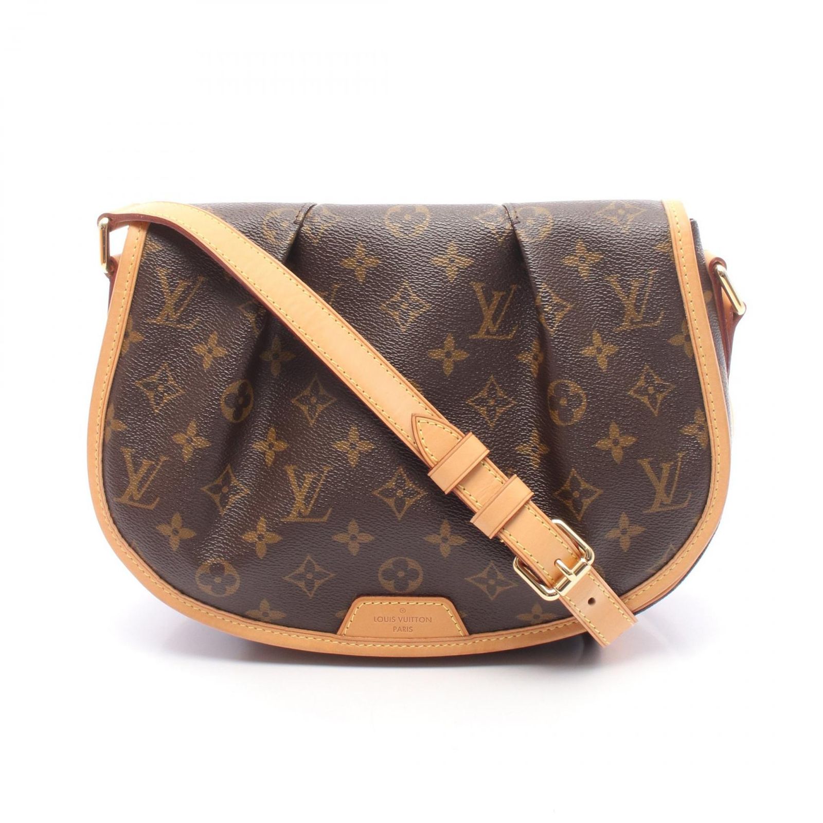 ルイ・ヴィトン LOUIS VUITTON ショルダーバッグ メニルモンタンPM モノグラム M40474 PVCコーティングキャンバス レザー メニルモンタンPM レディース Used A