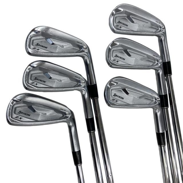 【中古】 ダンロップ SRIXON ZX7 Mk II 6S アイアンセット IR 純正特注シャフト (フレックスX) メンズ 男性用 右利き 右用 Cランク ゴルフクラブ