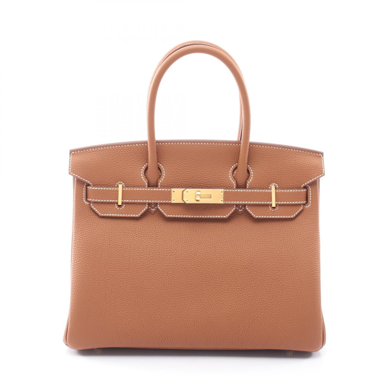 エルメス HERMES ハンドバッグ バーキン30 ゴールド レザー バーキン30 ゴールド レディース 未使用