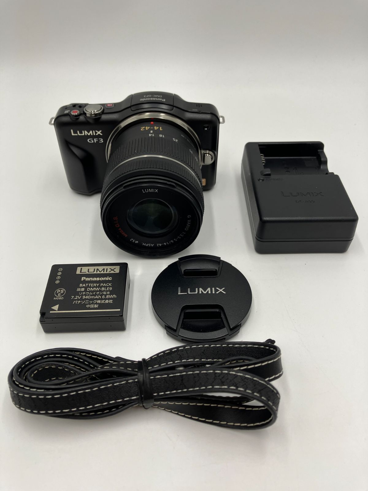 動作確認済】Panasonic LUMIX DMC-GF3 14-42mm 標準ズームレンズキット 