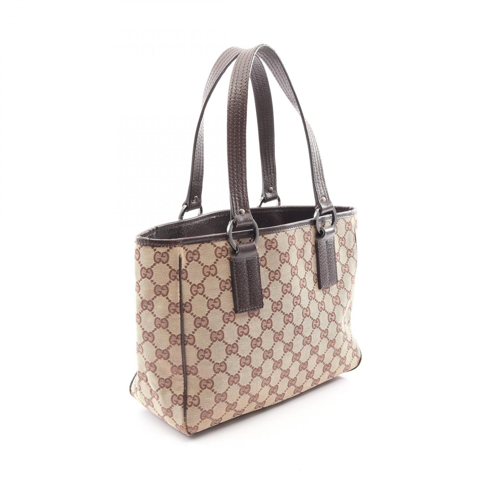 グッチ GUCCI トートバッグ GGキャンバス 113019 ベージュ/ダーク 