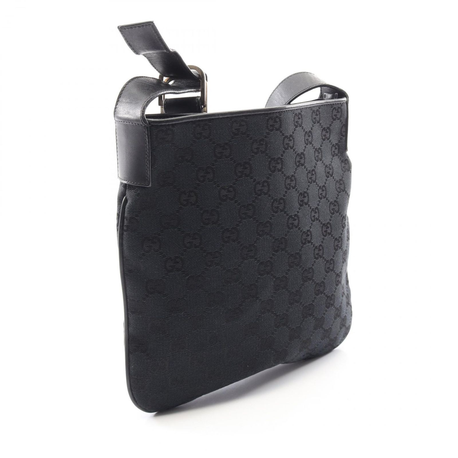 【美品】グッチ ハンドバッグ ワンショルダー GG キャンバス ブラック グッチ GUCCI ショルダーバッグ GGキャンバス 019 0422 ブラック