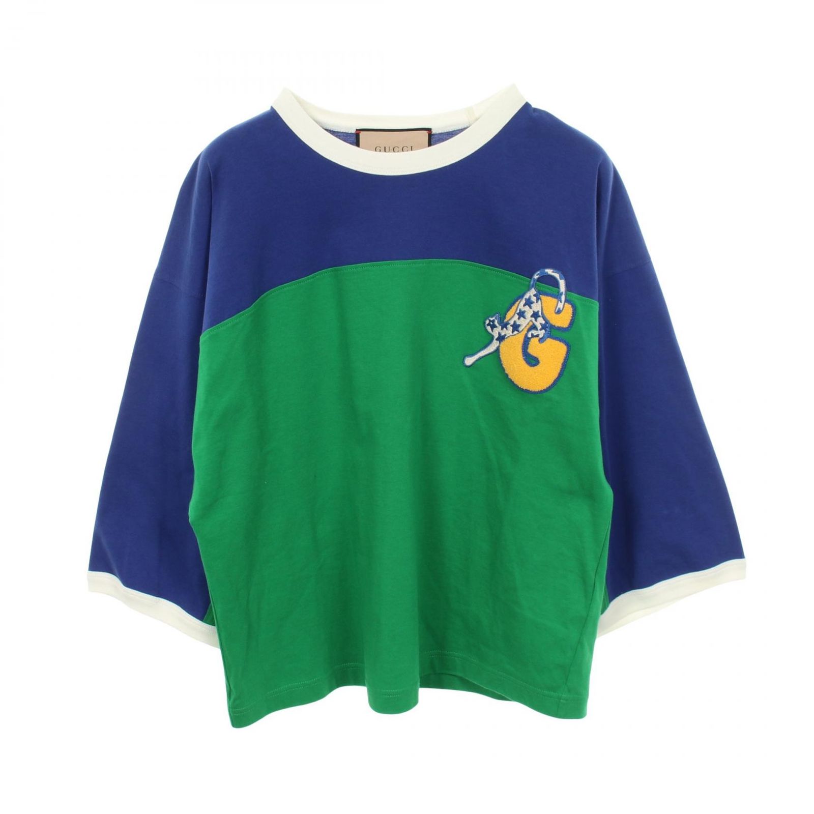 グッチ GUCCI 半袖Tシャツ GUCCI LOVERS PLEASURE CLUB 753294 コットン Tシャツ レディース 未使用