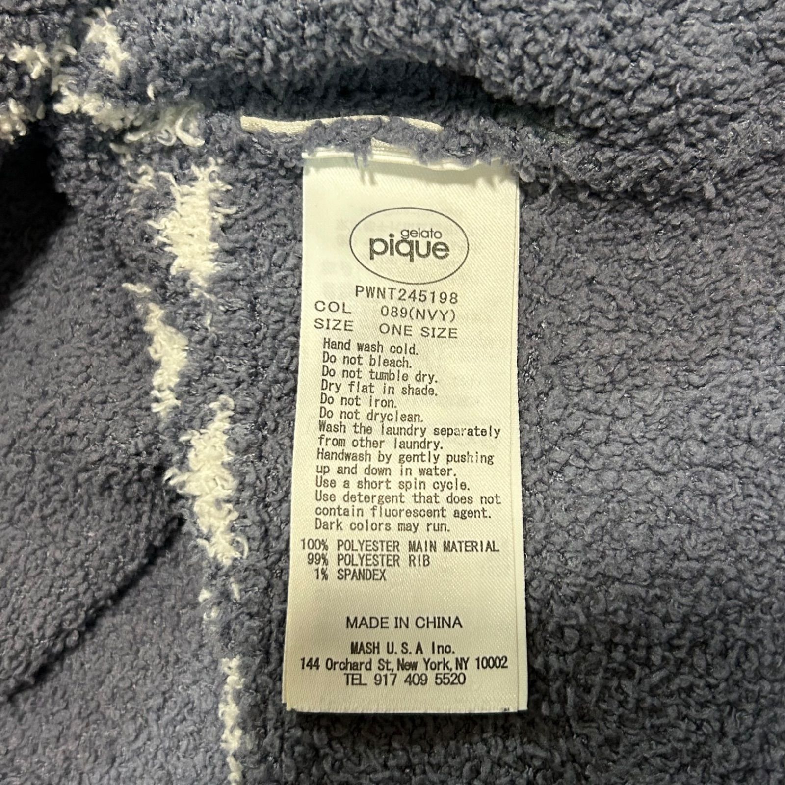 gelato pique ジェラートピケ ノルディック プルオーバー ロングパンツ