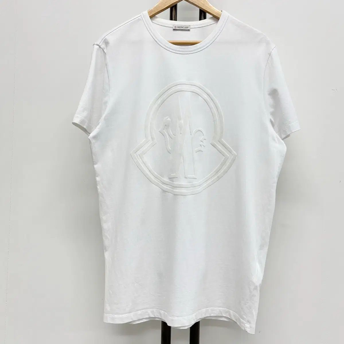 L MONCLER モンクレール ビックロゴ 半袖Tシャツ