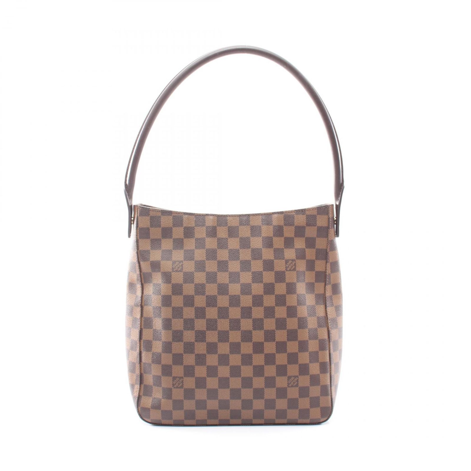 ルイ・ヴィトン LOUIS VUITTON ショルダーバッグ ルーピングGM ダミエエベヌ スペシャルオーダー N51144 PVCコーティングキャンバス レザー ルーピングGM レディース
