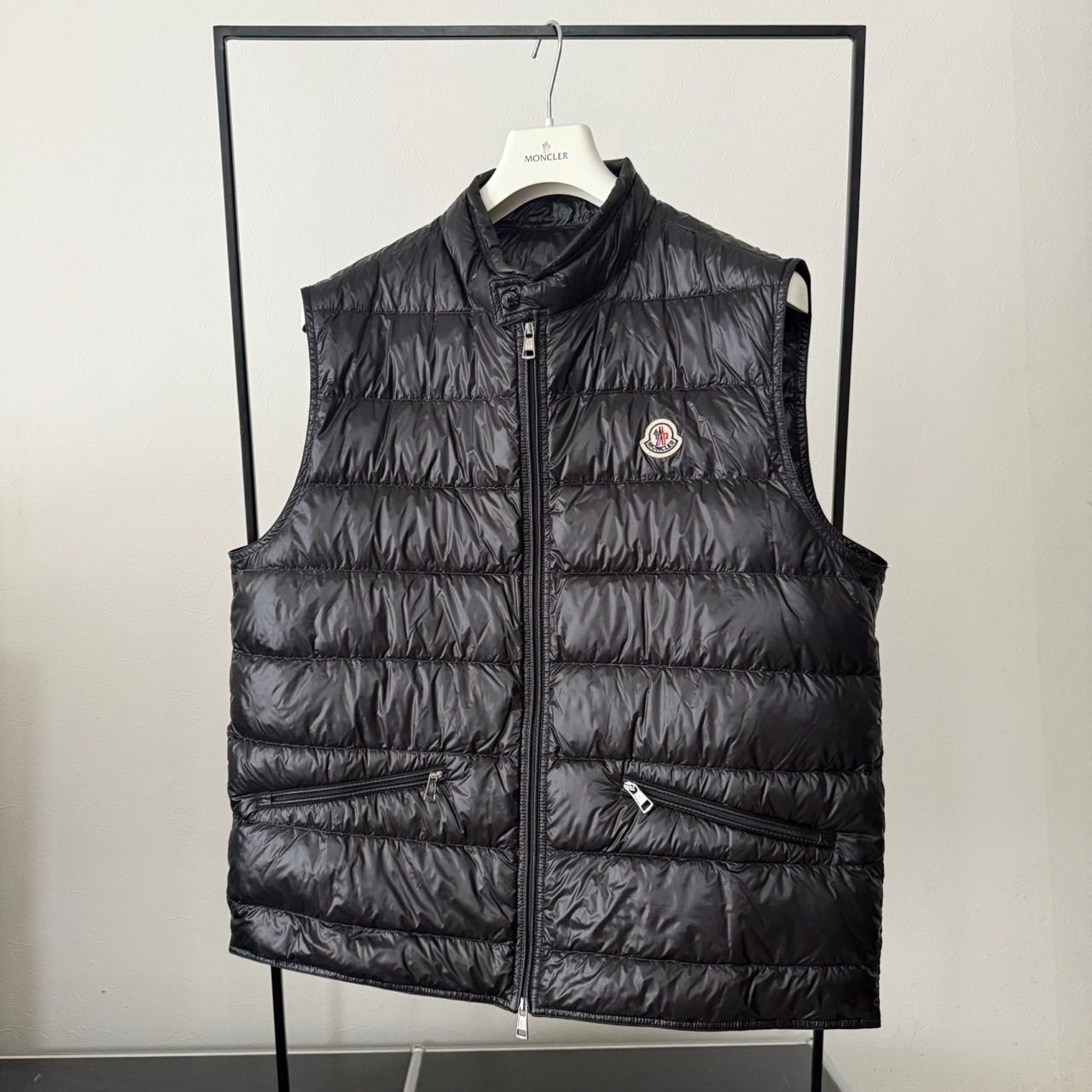 【希少サイズ】モンクレール MONCLER GUI★ダウンベスト★ブラック★サイズ6★ GILET