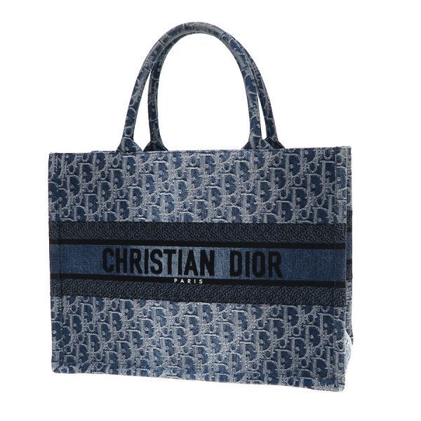 クリスチャン・ディオール Dior Book Tote バッグ ミディアム/デニム M1296【Aランク】【中古】