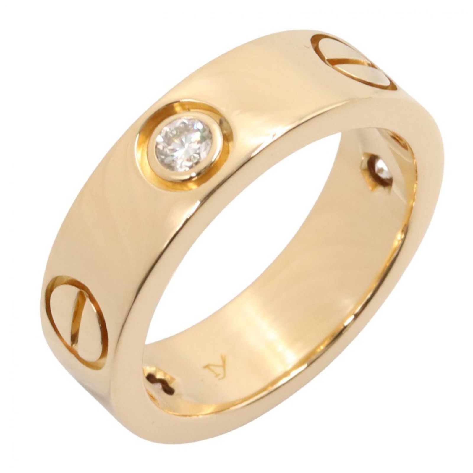 カルティエ CARTIER リング・指輪 ラブリング 3PD B4032400 K18（イエローゴールド） ダイヤモンド ラブリング 3PD レディース Used A