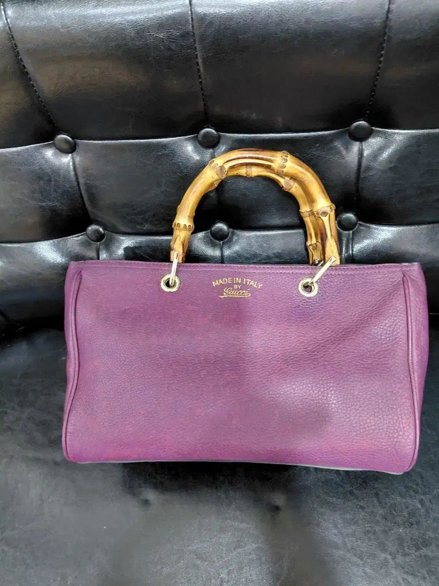 グッチ バンブー トートバッグ PURPLE