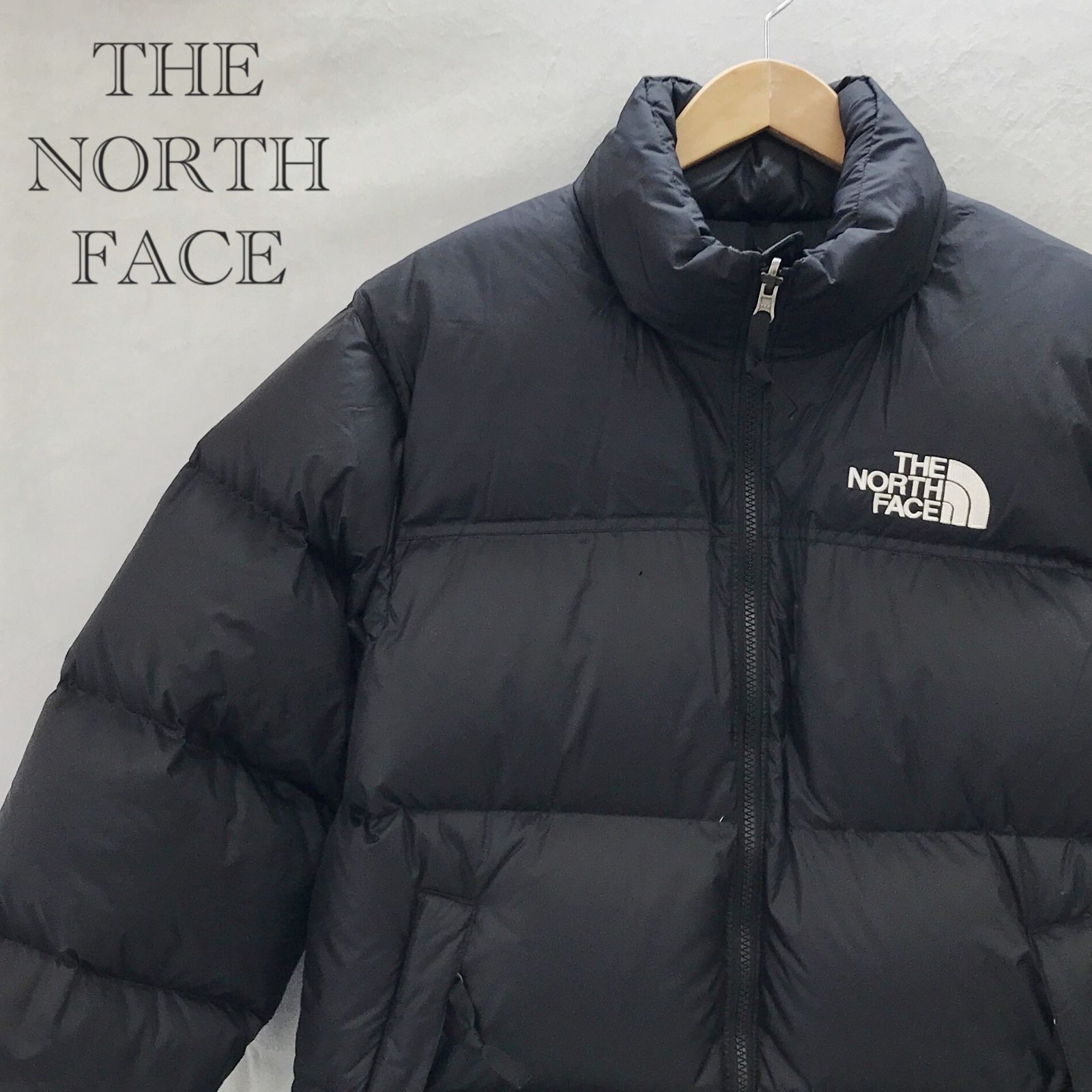 THE NORTH FACE ノースフェイス 1996 レトロヌプシ ダウンジャケット NF0A3C8D S ブラック 黒 ロゴ刺繍 700フィル メンズ ファッション _233023