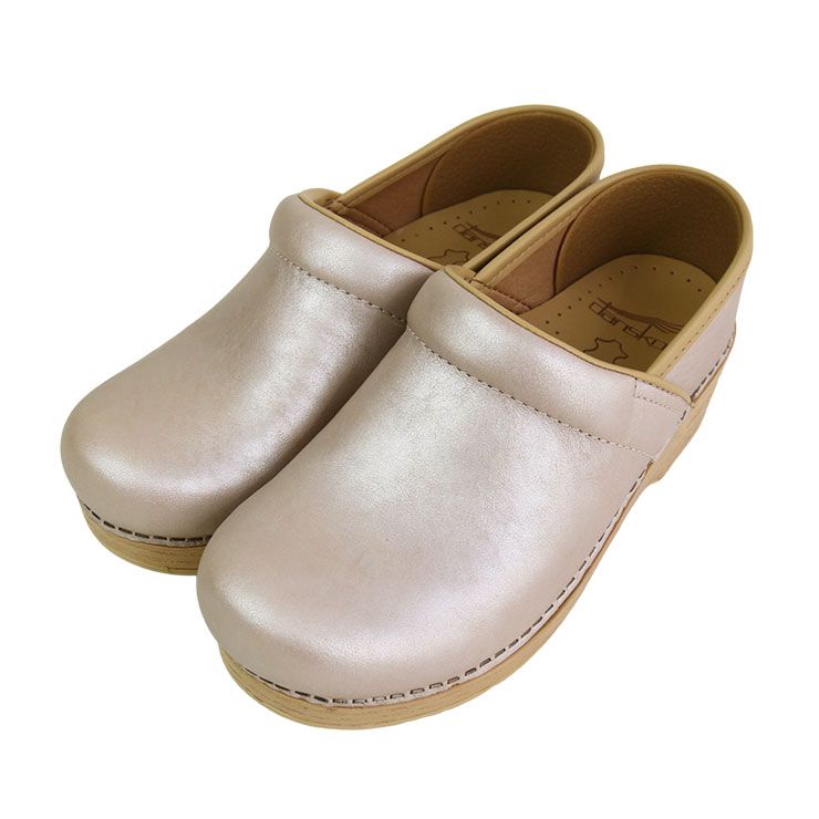 アウトレット dansko【ダンスコ】 プロフェッショナル オイルドレザー クロッグ PROFESSIONAL PEARL MATALLIC 少々難あり