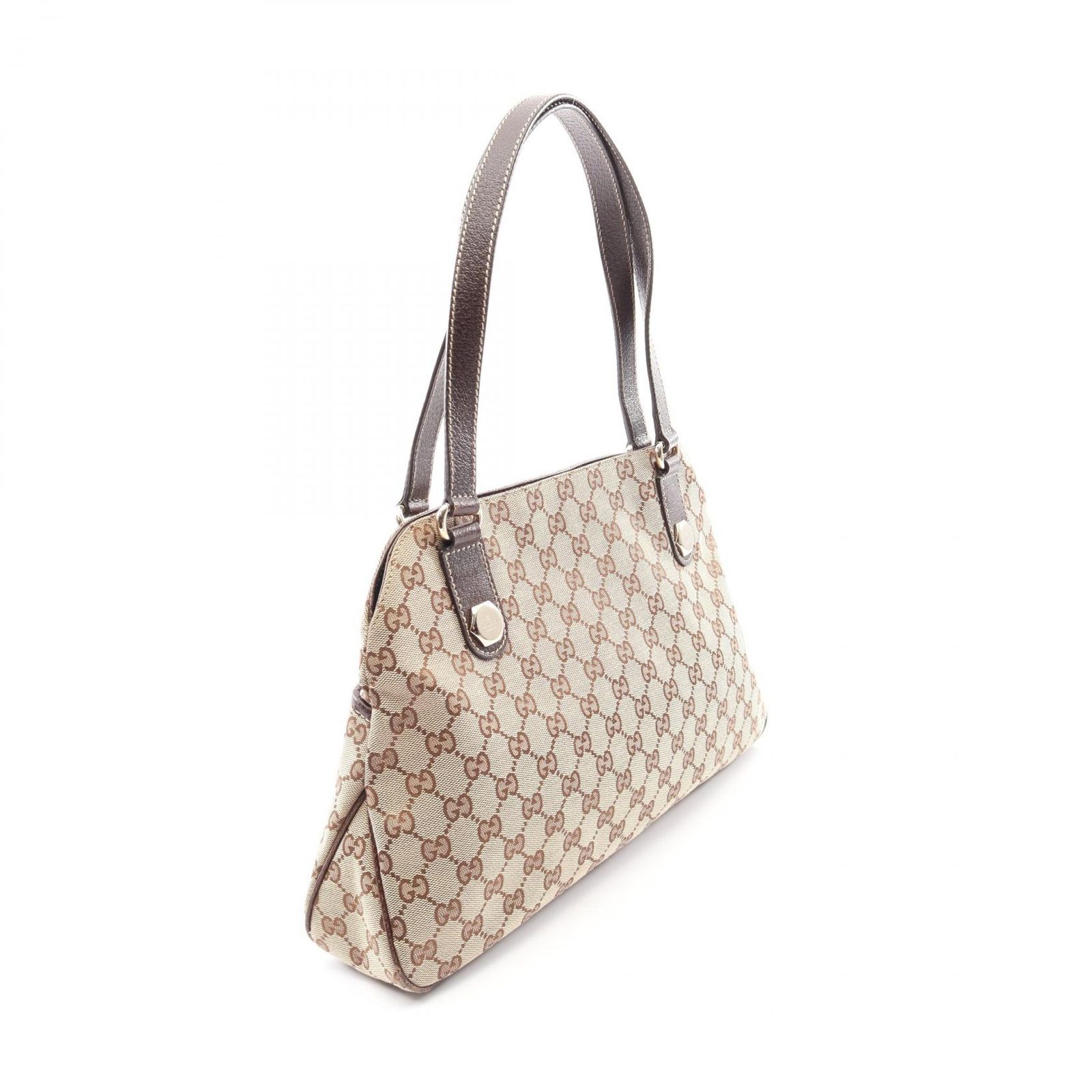 グッチ GUCCI ショルダーバッグ GGキャンバス 163288 ベージュ/ダーク