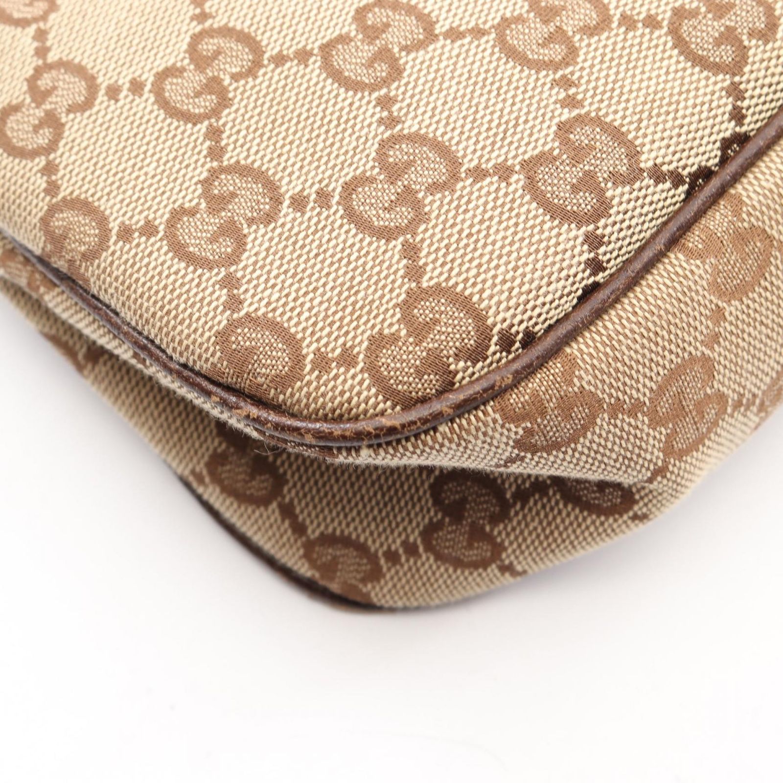 グッチ GUCCI ショルダーバッグ GGキャンバス 163288 ベージュ/ダーク