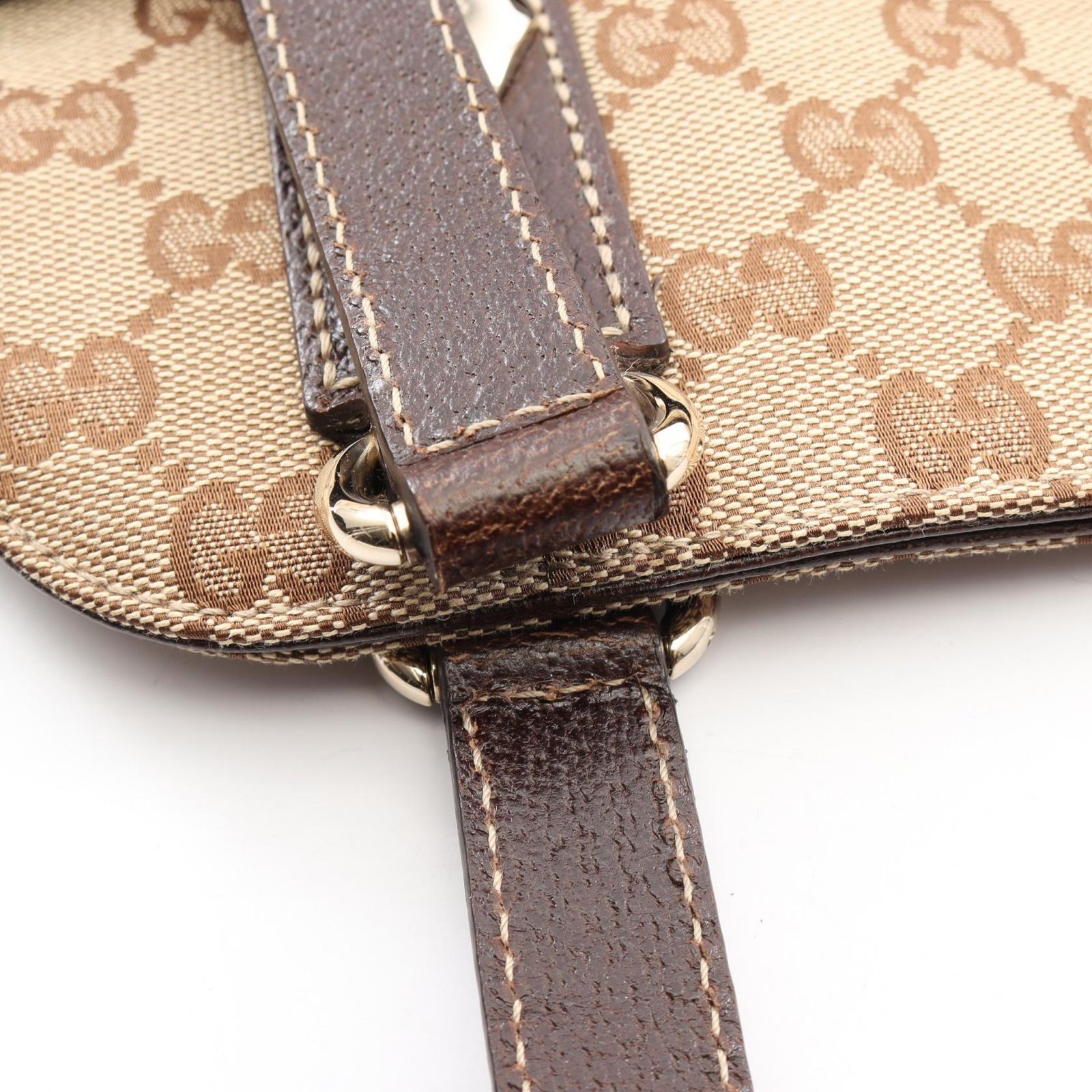 グッチ GUCCI ショルダーバッグ GGキャンバス 163288 ベージュ/ダーク