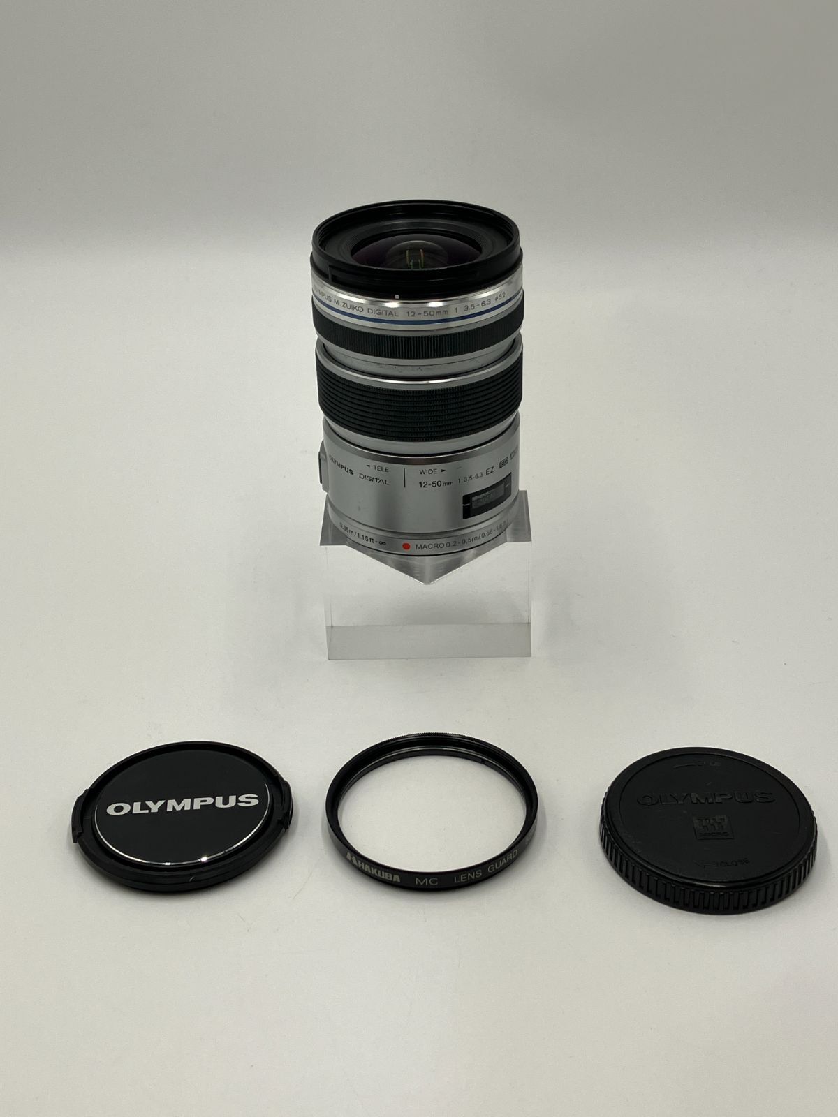【動作確認済】OLYMPUS M.ZUIKO DIGITAL ED 12-50mm F3.5-6.3 EZ シルバー 標準ズームレンズ