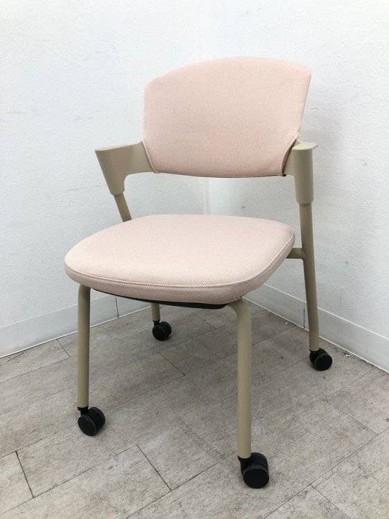 【アウトレット品/訳あり品】コクヨ プロッティシリーズ ミーティングチェア K17-Z22CW レッド