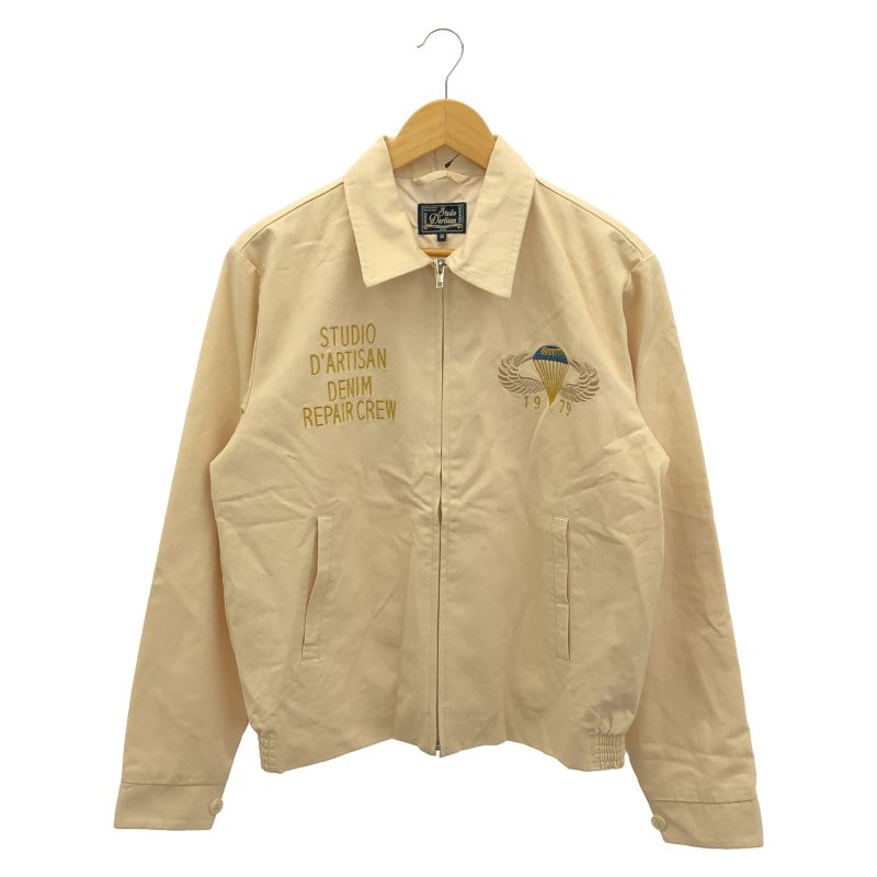 【中古】STUDIO D'ARTISAN ベトジャン ベージュ サイズ38 4645 ステュディオ・ダ・ルチザン[24]
