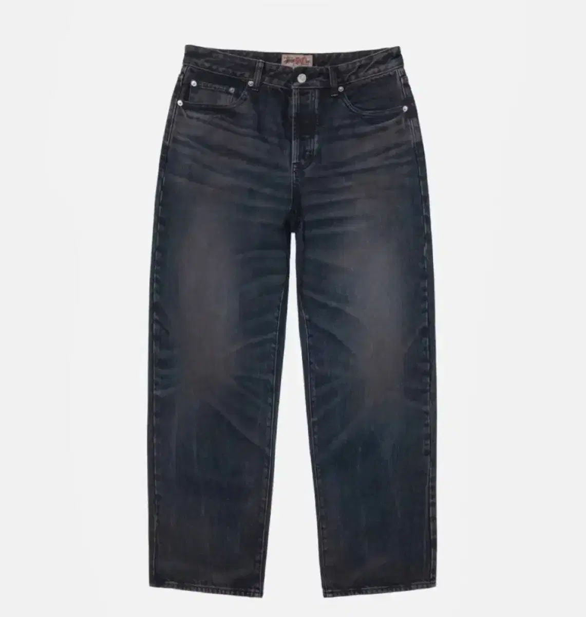 34 ステューシー Big OL' Jean Vintage Wash Blue