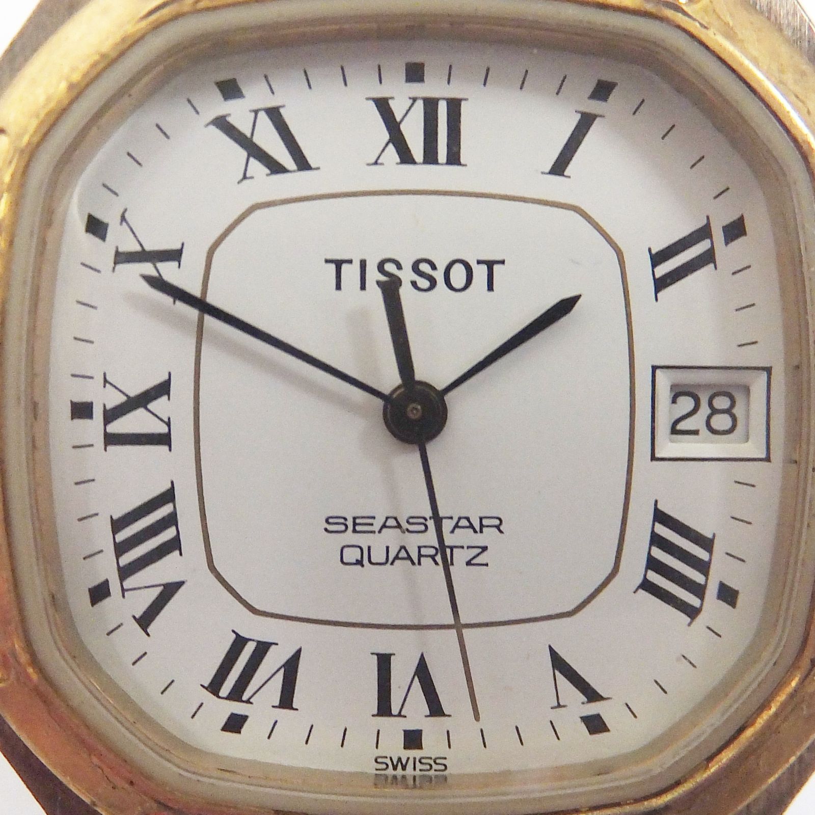 S294【希少】TISSOT SEASTAR オクタゴン シルバー ゴールド コンビ