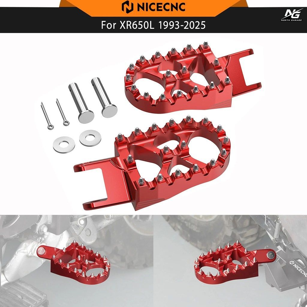 フットペグ フットペグ ホンダ 1993-2025 XR650R 2000-2007 XR600R 1988-2000 XR250R XR400R 1996-2004 CR80R CR85R