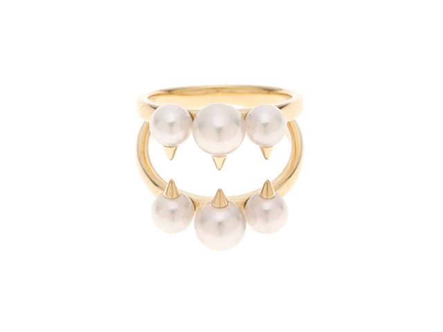 TASAKI タサキ ジュエリー デインジャーR/YG/P/7.9g/#13 貴金属･宝石 R-4497 リング・指輪 K18イエローゴールド K18YG/パール 13号 ゴールド レディース【中古】436