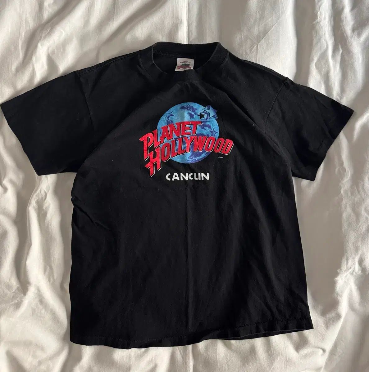 L 90s Planet Hollywood プロモ Tシャツ