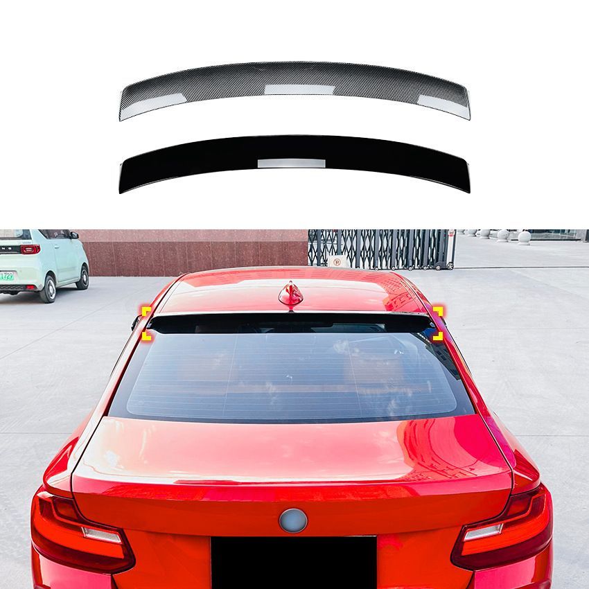 ビーエムダブリュー BMW 2シリーズ 2 Series F22 F87 M2 2014-2019対応 リアスポイラー ルーフスポイラー リアウイング ABS製 ピアノブラック カーボン調 外装パーツ 後ろ姿を引き締めるスポーティデザイン ドレスアップ用