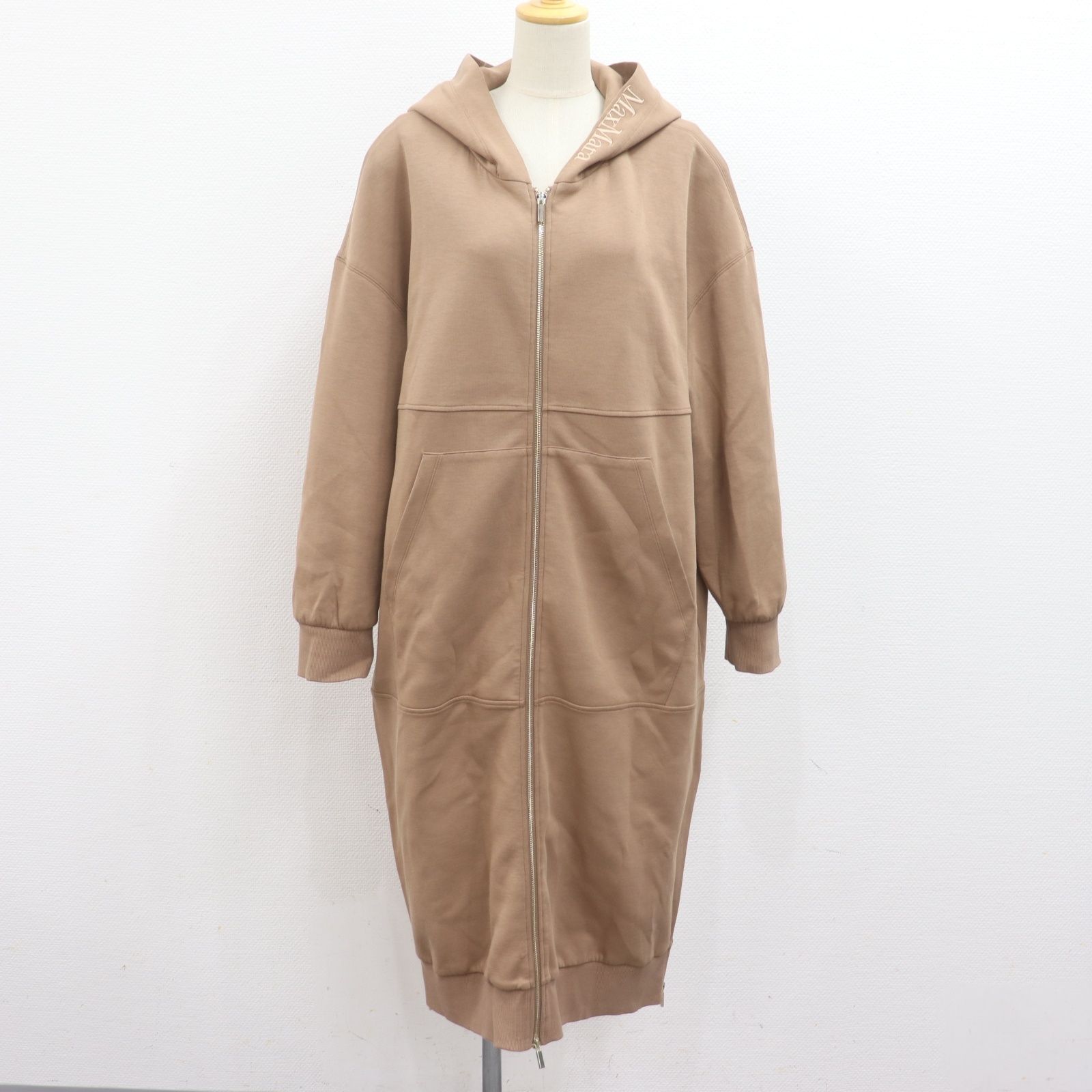 ITLA6EUOMRJG ’S Max Mara エスマックスマーラ スウェット ロング丈 ジップアップパーカー トップス 2429916021 ブラウン 茶 レディース サイズM