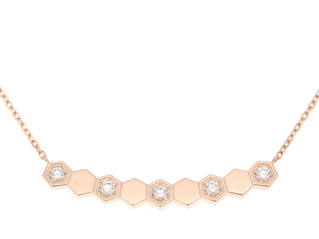 Chaumet ショーメ ジュエリー ビードゥハニカムNC/PG/D/4.0g 貴金属･宝石 083983 ネックレス K18イエローゴールド K18YG ゴールド レディース【中古】436