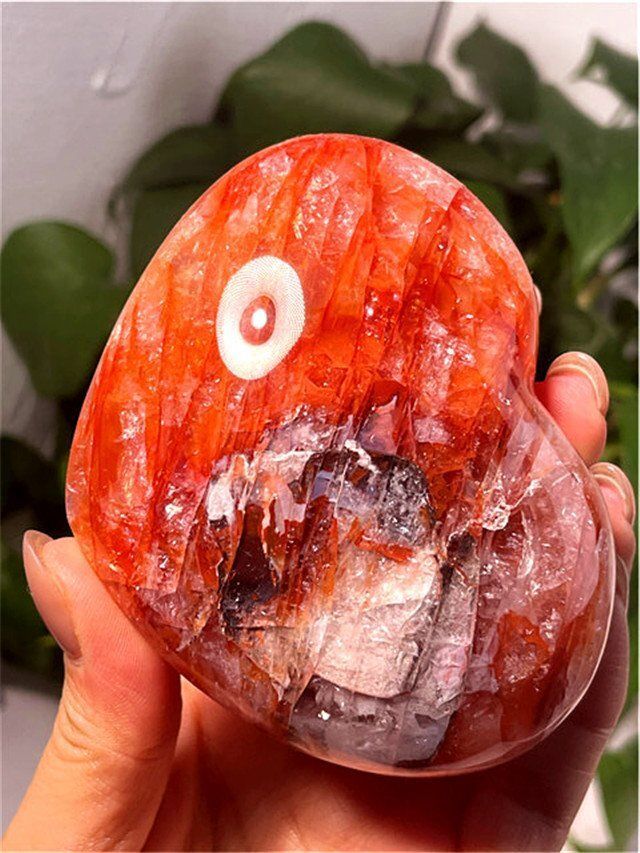 AAA級☆極少品☆天然赤ゴム花水晶丸玉YT12U1/154U02C Amazon.co.jp