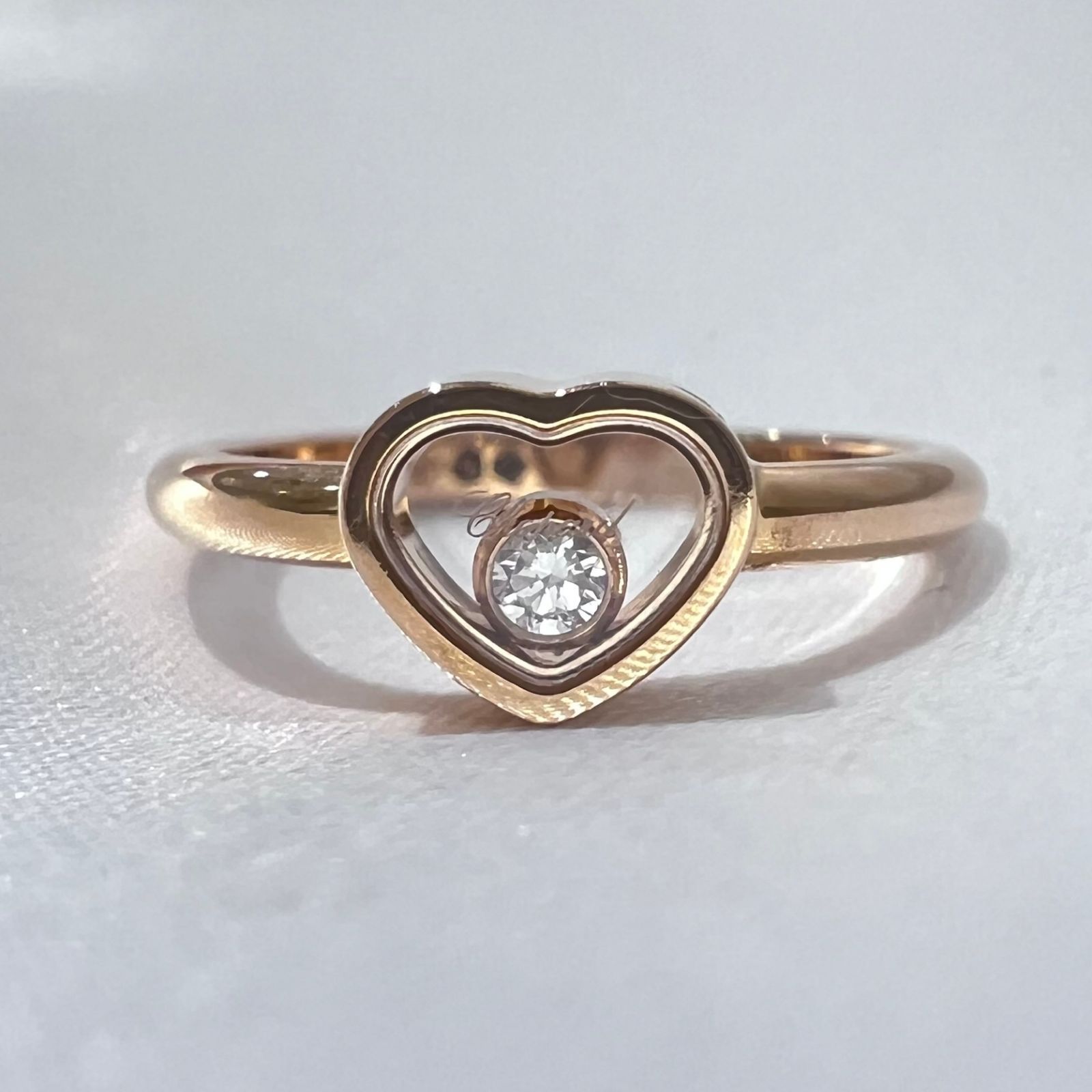 Chopard ショパール マイ ハッピーハート 750PG リング・指輪 82A086-5000 レディース 約6.5号 K18ピンクゴールド ピンクゴールド 中古