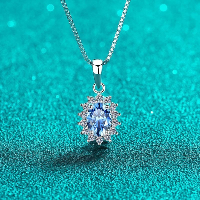 モアサナイトネックレス モアッサナイト ネックレス ペンダント シルバー925 レディー 普段使い 冠婚葬祭 ネックレス モアサナイト 卒業式 人工ダイヤモンド ネックレス mxl147