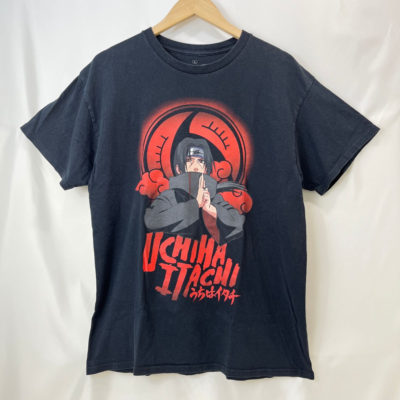 NARUTO ナルト 疾風伝 暁 うちはイタチ Tシャツ L サイズ _266423