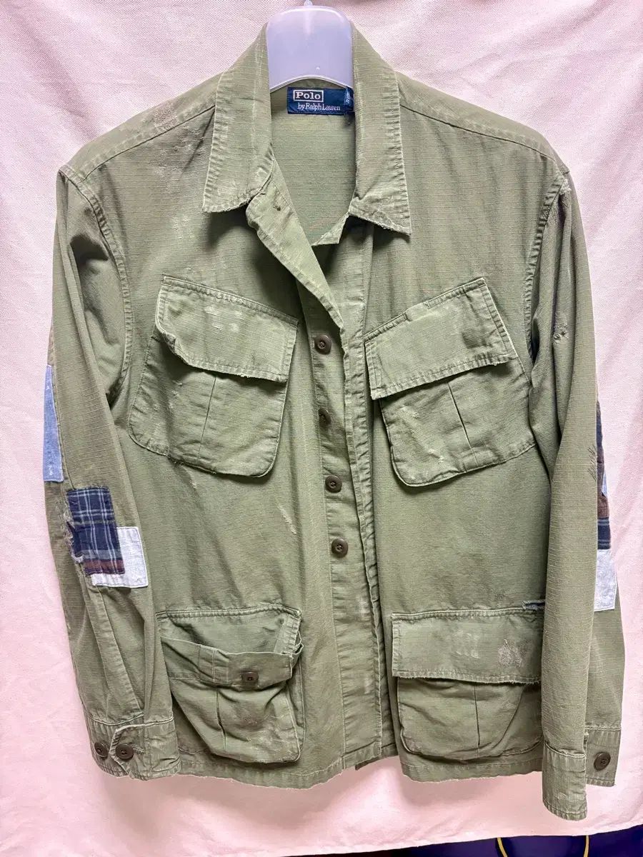 ポロラルフローレン ジャングルファティーグ パッチワーク M