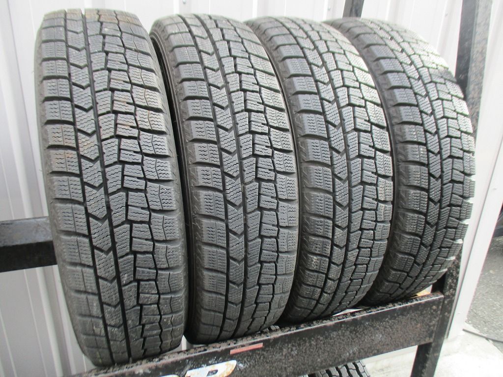 ★☆155/65R14 75Q ダンロップ WINTER MAXX WM02 スタッドレス 2021年製 4本 送料込 T70640109☆★インボイス領収書発行可能