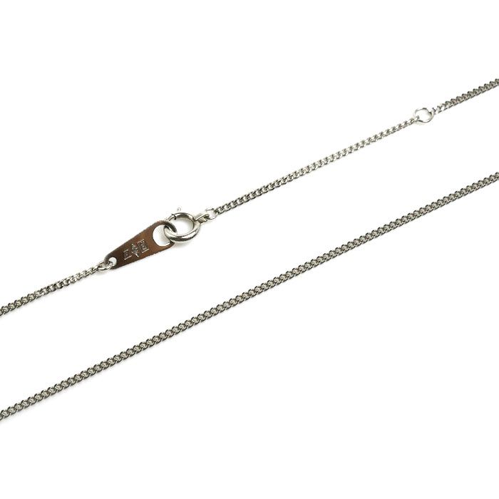 Pt850プラチナ ネックレス 喜平2面カット 3.0g 40cm レディース 中古
