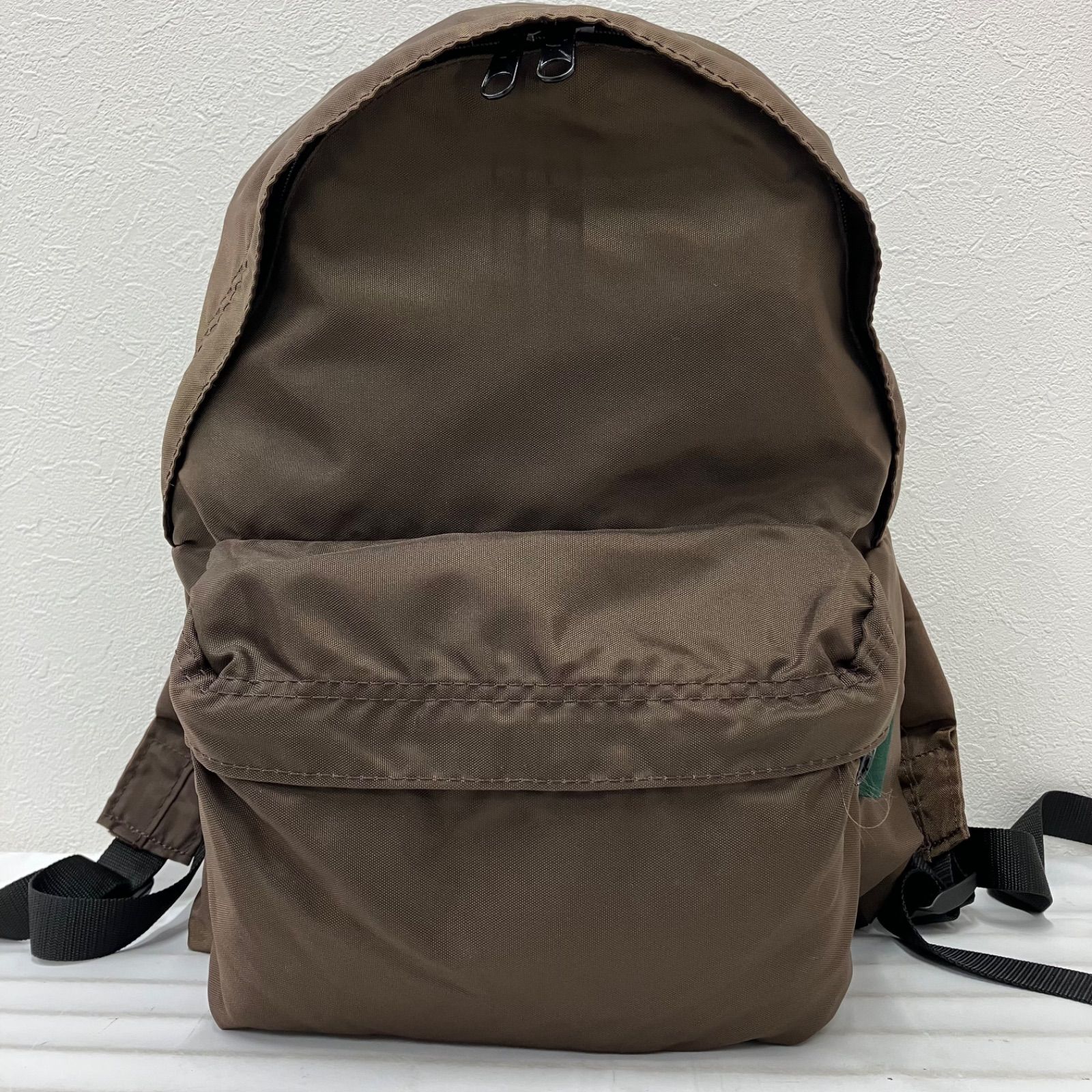 4427　Herve Chapelier　エルベシャプリエ　リュック　 バックパック　ブラウン系　茶　ナイロン　軽量　 MADE IN USA　レディース