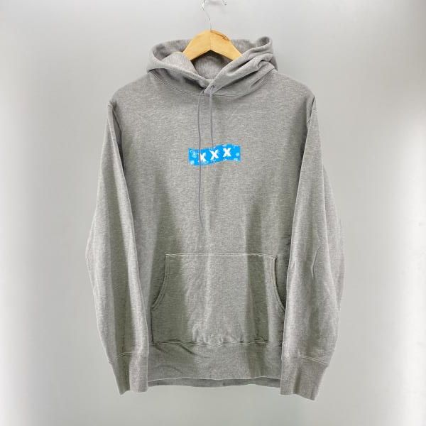 【中古】GOD SELECTION XXX×SANTA CRUZ プルオーバー フーディ L ゴッドセレクショントリプルエックス×サンタクルーズ[24]