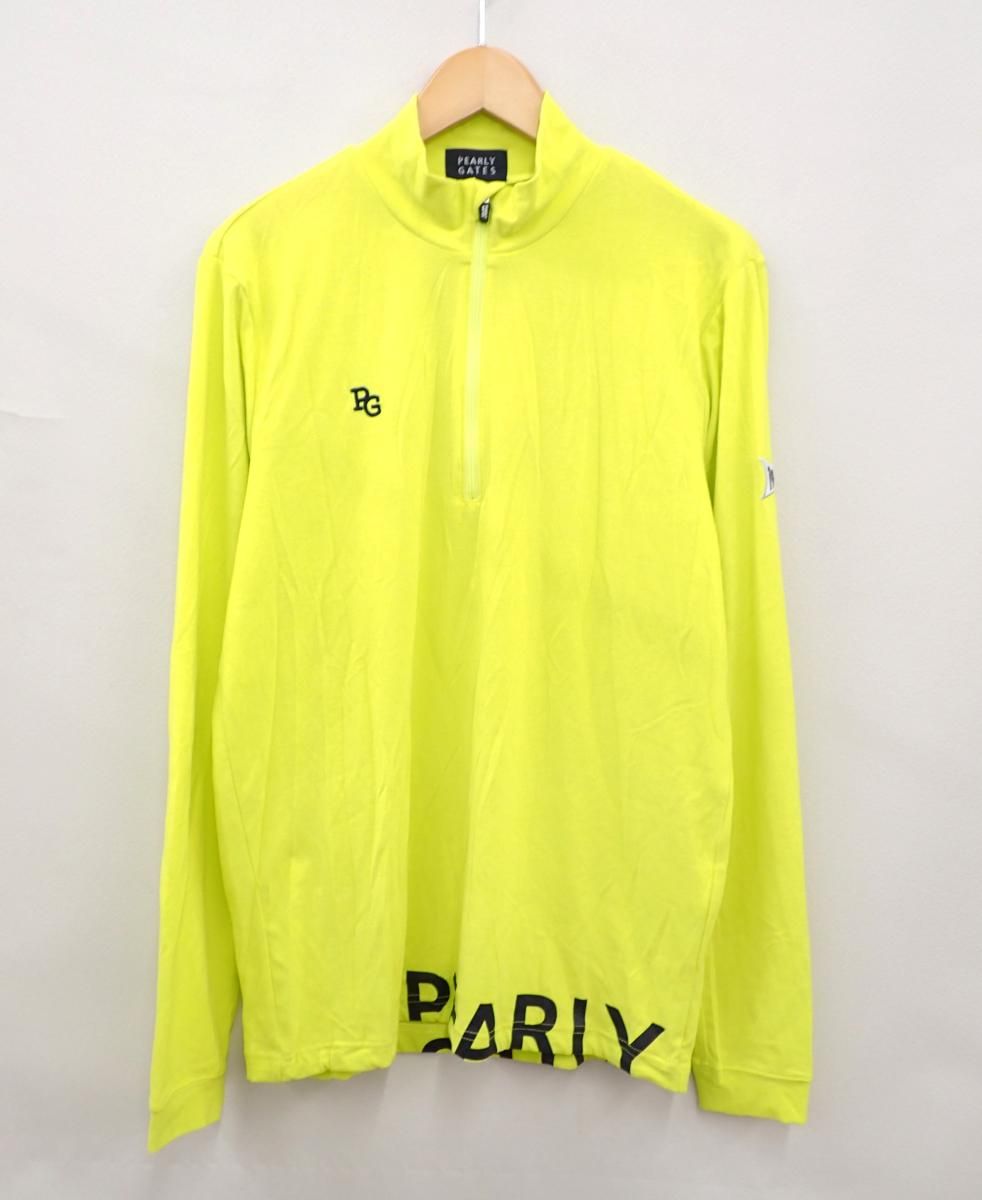 ★7862☆PEARLY GATES パーリーゲイツ プレミアムウォーム長袖ハーフジップアップカットソー 053-3166105　極美品　5