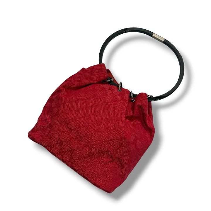 GUCCI グッチ トムフォード期 GGキャンバス リングハンドル