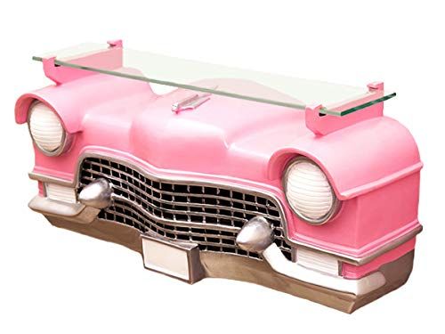 カー ウォールシェルフ ピンク （GK065）ディスプレーラック オブジェ アメ車 ビンテージカー 飾り棚 棚 アメリカ雑貨 ガレージ 西海岸風 インテリア アメリカン雑貨 国内発送 00317398
