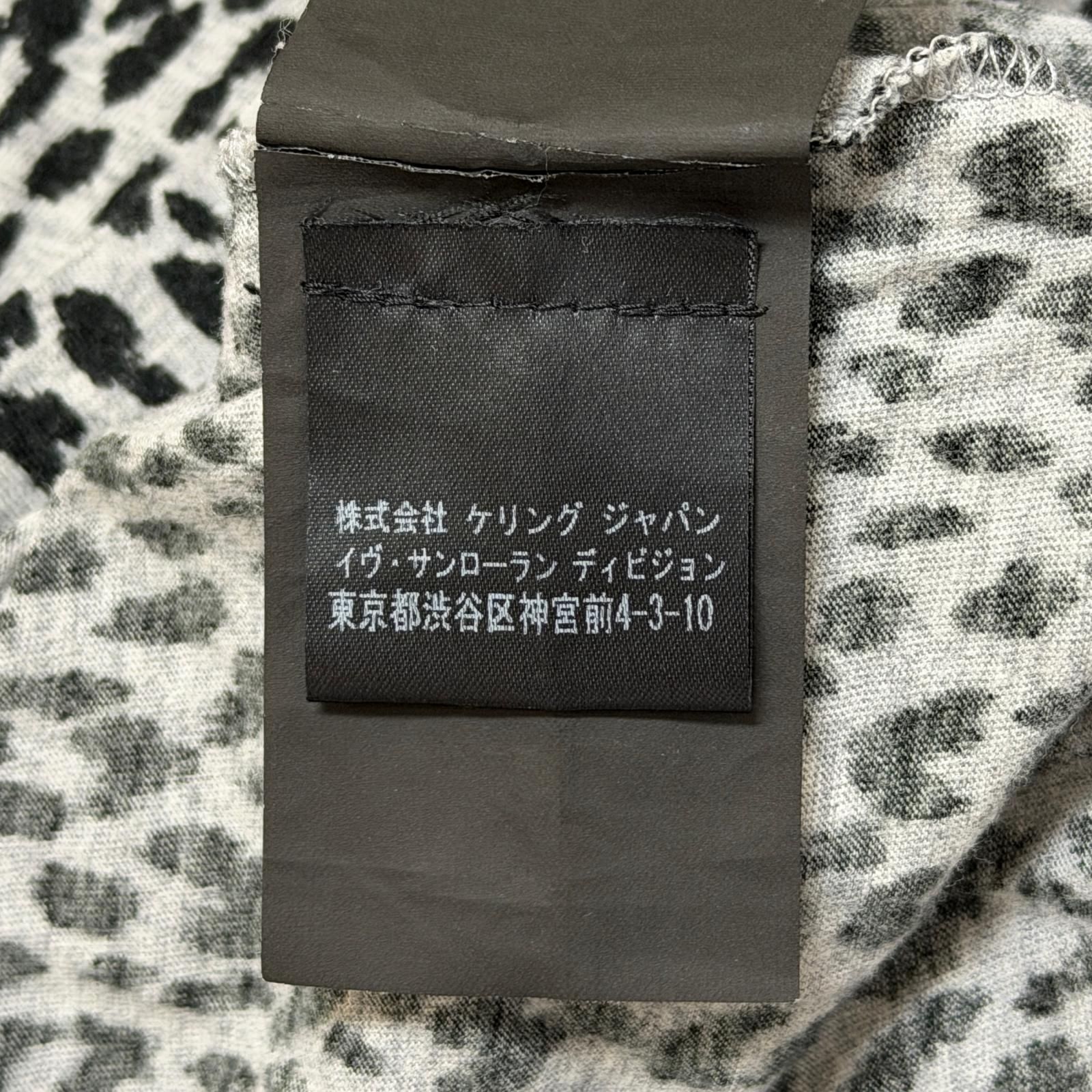SAINT LAURENT 14AW ベイビーキャット レオパード 半袖Tシャツ エディ 