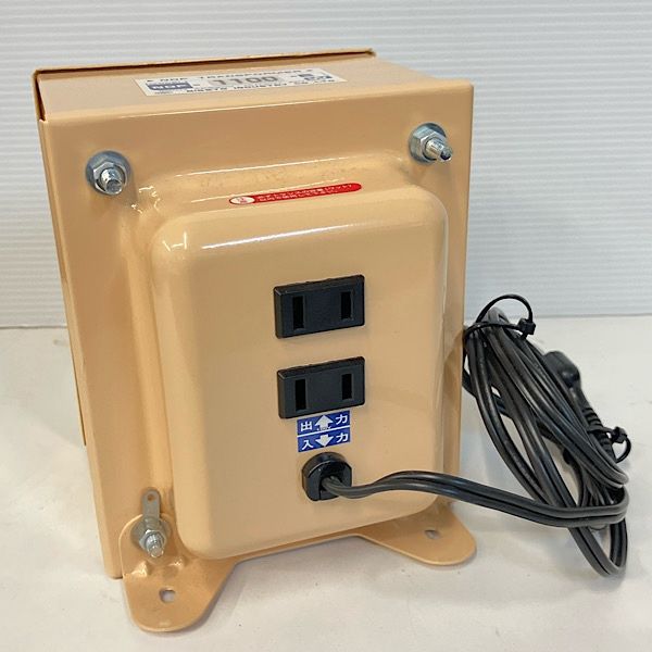 【中古】NISSYO/日章工業 変圧器 NDF-1100E ダウントランス ●136148